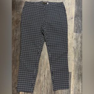 Women’s Crosby Size 10 Gingham Pull on Stretch Pants